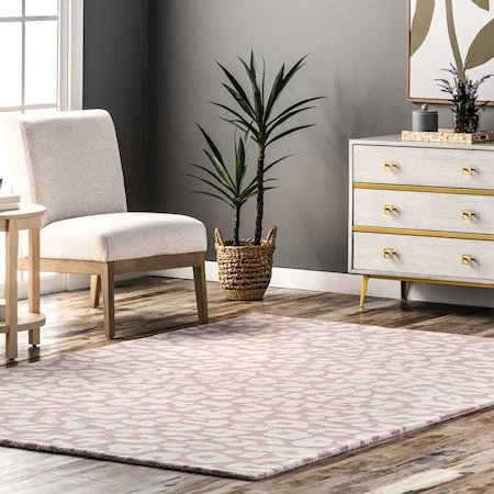 Nuloom Rorie Leopard Print Wool Area Rug 9ft x 12ft MTFR01C-9012